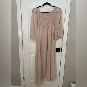 Beige maxi dress ✨